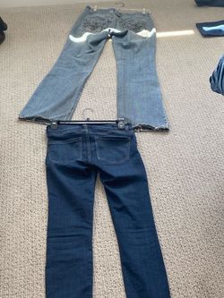 1822 Denim Jeans Womens 26 Skinny High Rise Distressed Stretc