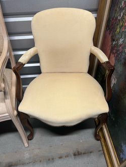 French Provincial Upholstered Armchair by Hickory