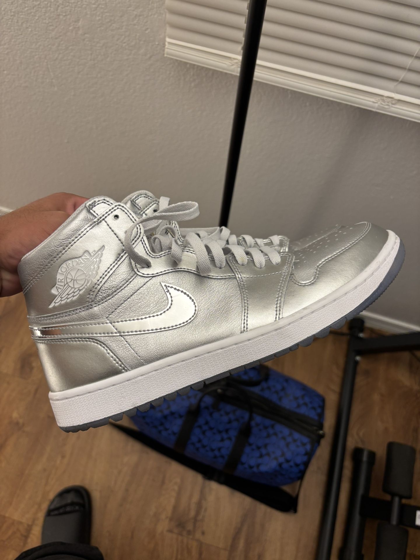 CHROME Jordans Nike Shoes Worn Once!