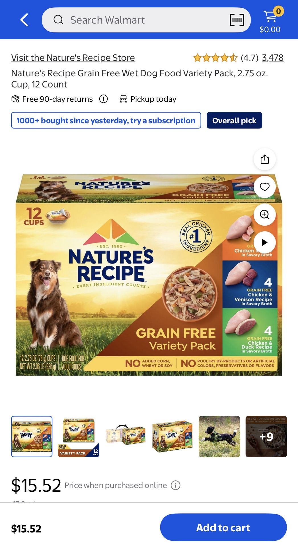 Natures Recipe Wet Dog Food