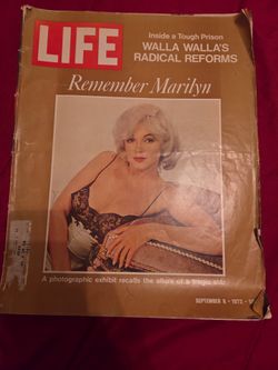 Marilyn Monroe Life Magazine September 1972