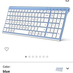 iClever BK10 Bluetooth Keyboard, Universal Wireless Keyboard,Rechargeable Bluetooth 5.1 Multi Device Keyboard For Mac & Pc 