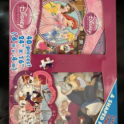Disney Book And Puzzle