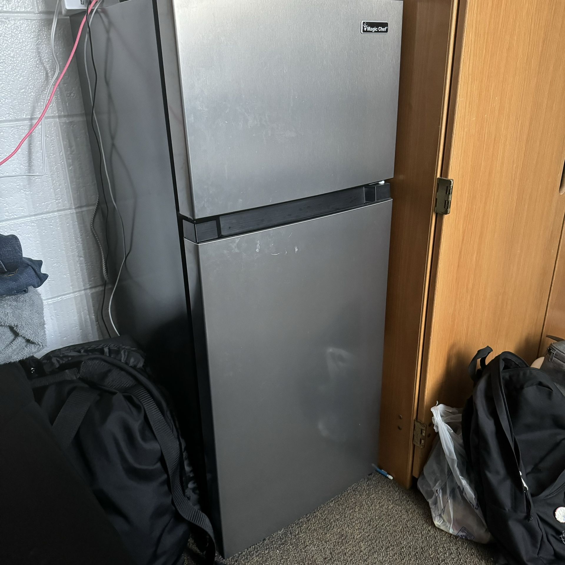 Magic Chef Fridge 4.5 Cu Ft With Freezer New