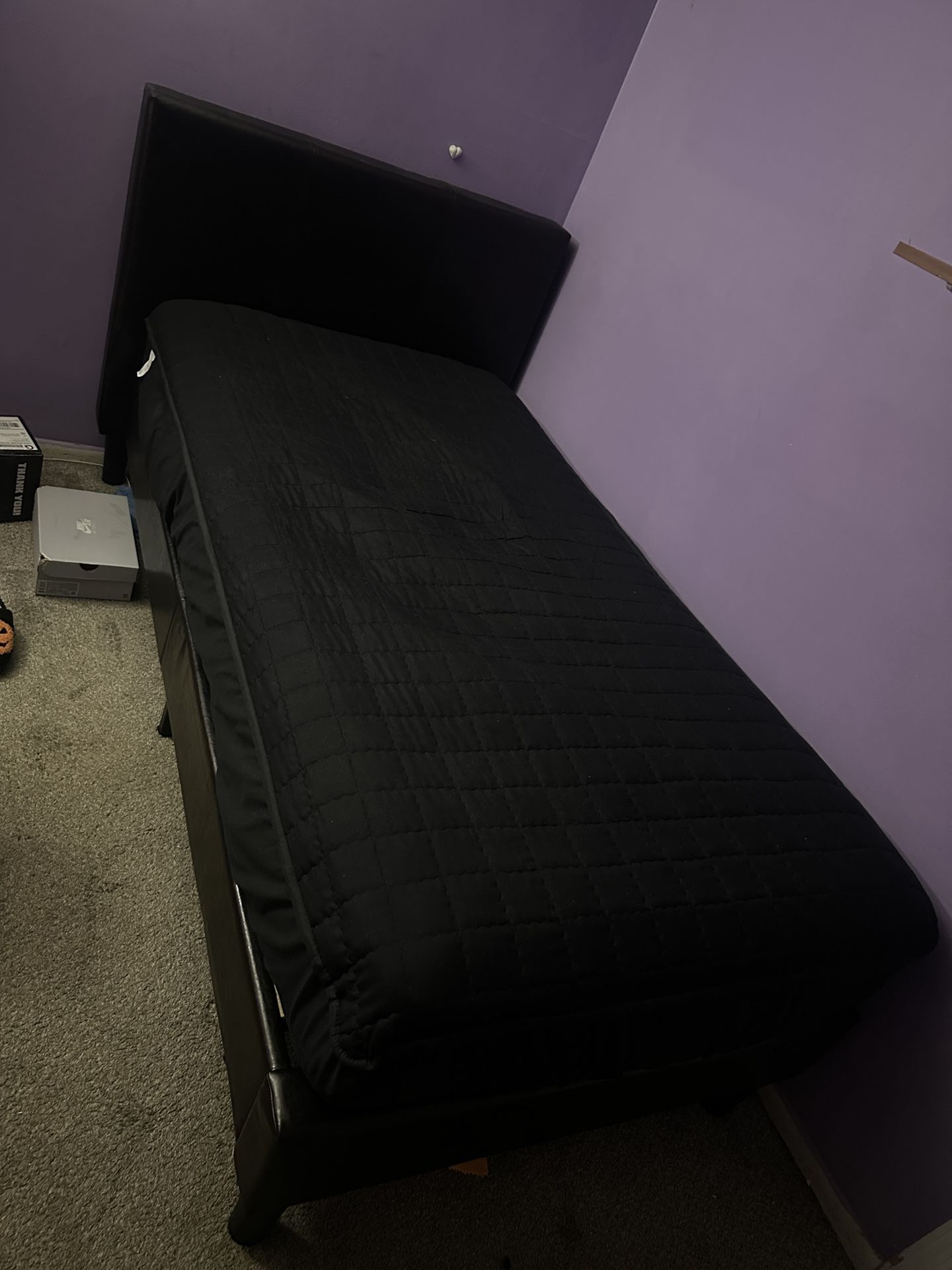 Bed Frame and Mattress