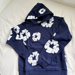 denim hoodie