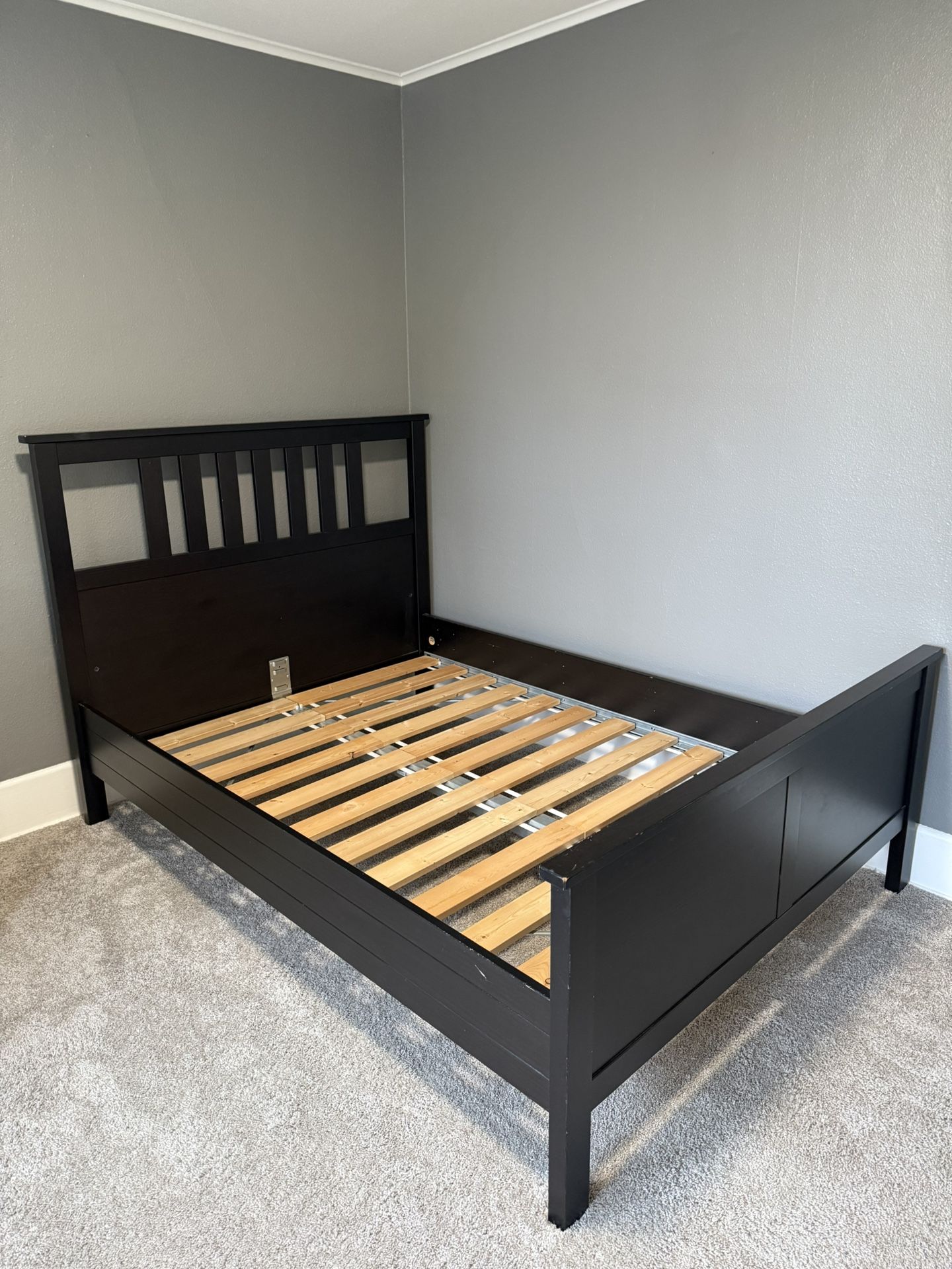 IKEA Hemnes Full Bed Frame (Black Brown)