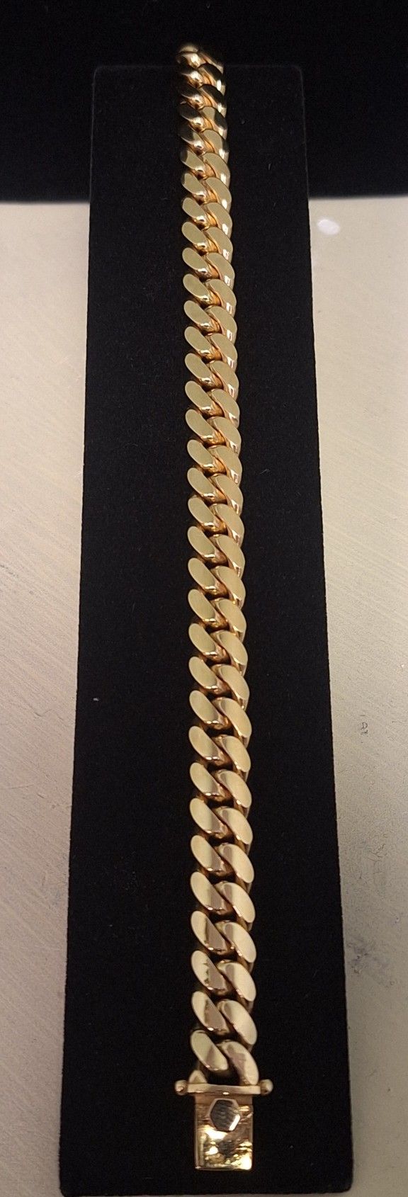 CUBAN LINK BRACELET 14K YG / 60.56G