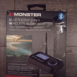 Monster 2 in 1 Bluetooth Wireless Audio Adapter