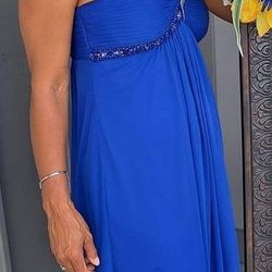 Royal blue size 6 dress