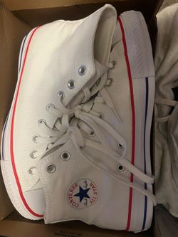 Brand new never worn high top white converse