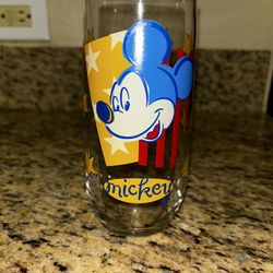 Vintage Disney Mickey Mouse Glass