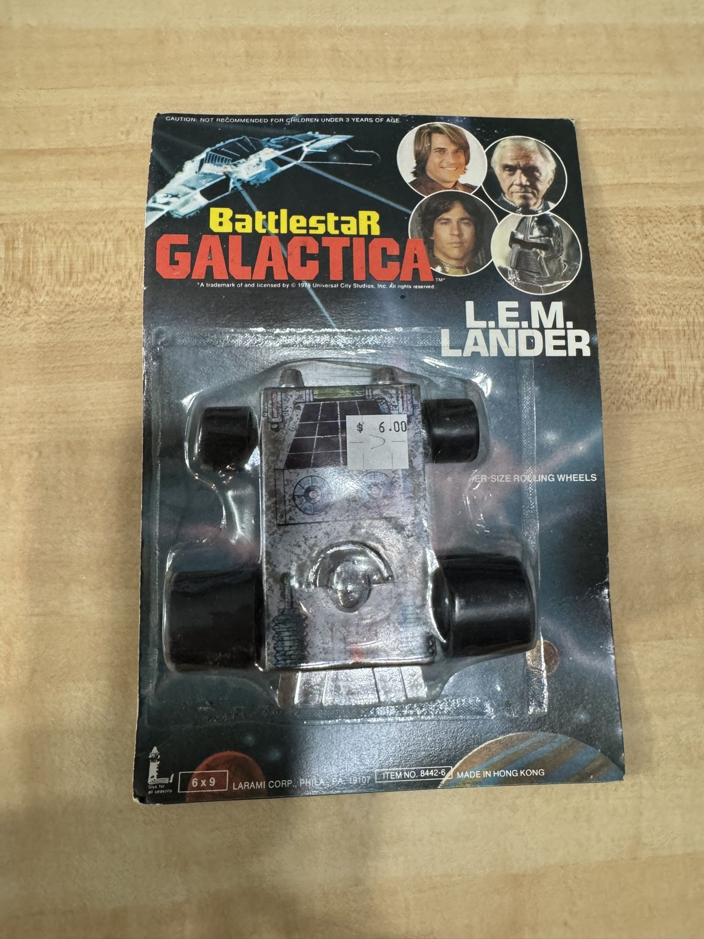 Vintage 1978 Battlestar Galactica LEM Lander Toy NOS New Unopened Sealed