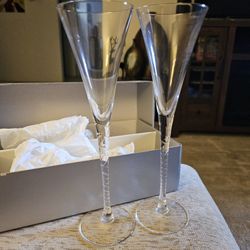 Crystal Champagne Flutes
