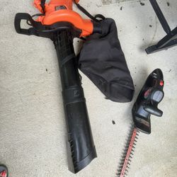 Leaf Blower With Trimmer Electric Both Together 