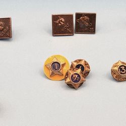 Vintage Boy Scouts Of America 60s/70s Pins Lot X12 Bear Wolf Bobcat 1st 3rd Year