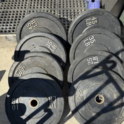 240 Lbs Bumper Plates. Olympic. 