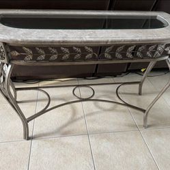 Console/Entry Foyer Sofa Table Scrolled Vine Design