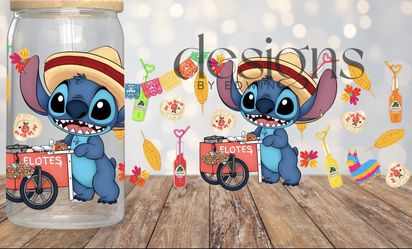 Stitch Snacks Beer Can Glass Cup