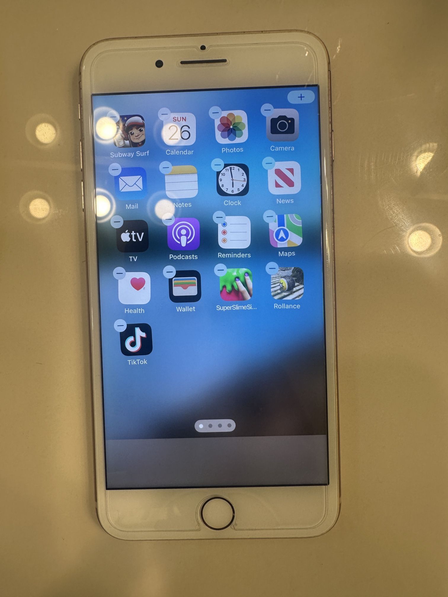 iPhone 8 Plus TikTok installed