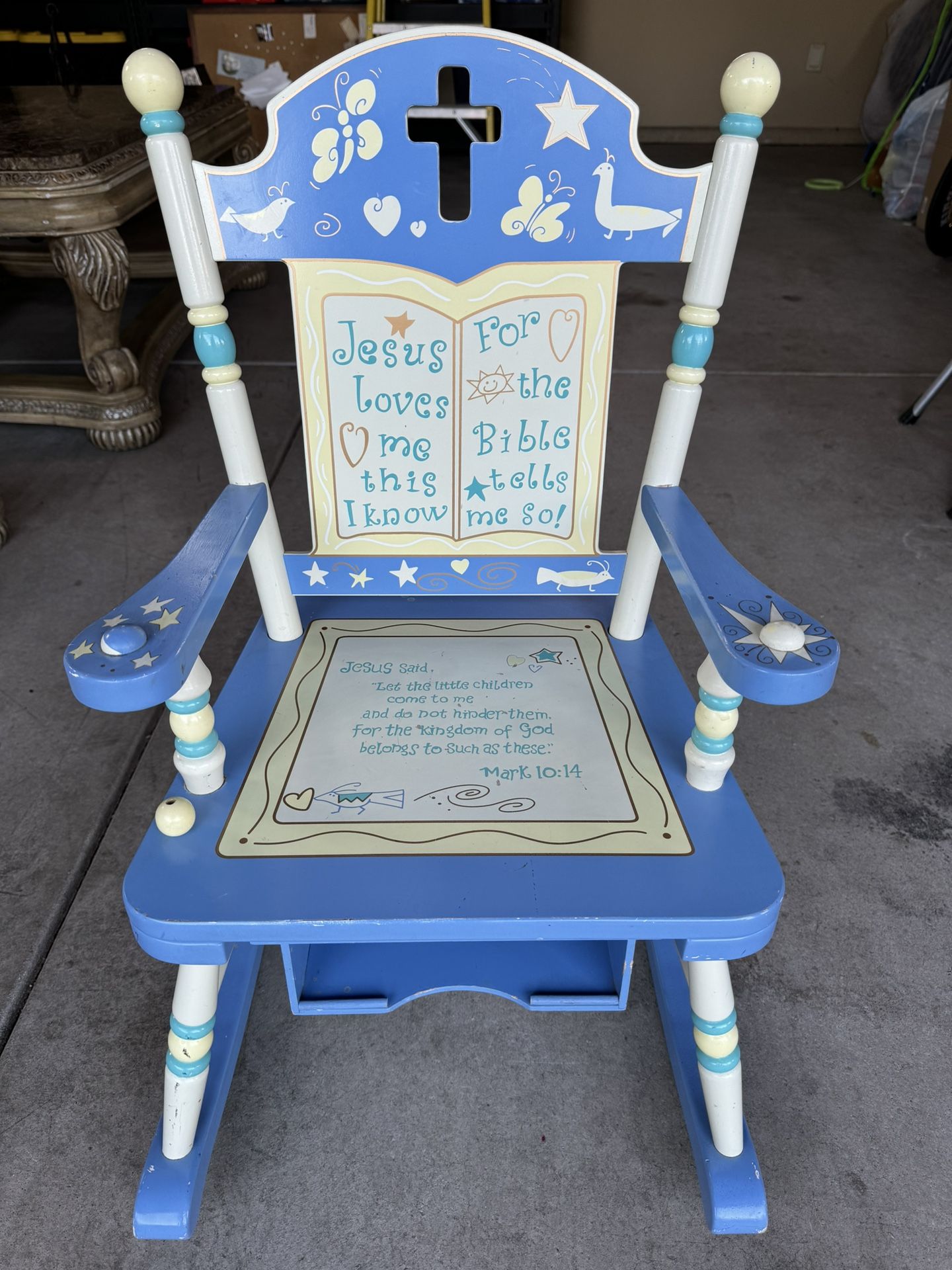 Children’s Rocking Chair “Jesus Loves Me”