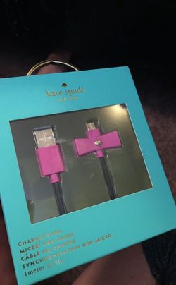 Kate spade micro usb charger in box $10