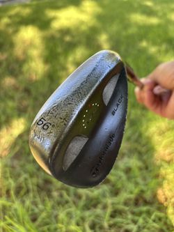 TaylorMade RAC Black 56° Sand Wedge – Steel Shaft – Golf Pride Grip