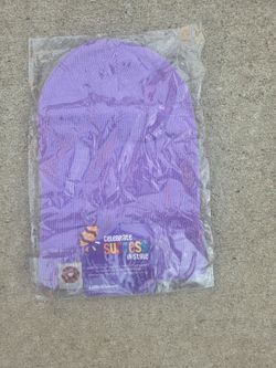 Little Brownie Bakers Purple Knit Beanie