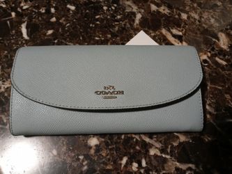Light Blue Coach Wallet (Best Realistic Offer takes it)
