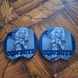 Nfl Cowboys Football Car Coasters
