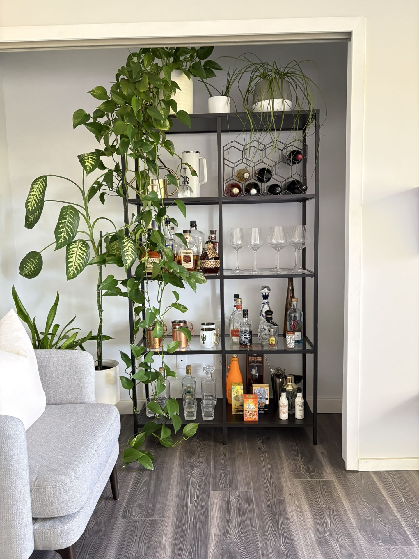 Modern Glass & Metal Shelf