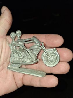 SKELITON RIDERS ON STREET BIKE RARE FIND