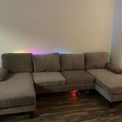 Furniwell Sectional Sofa Couch 