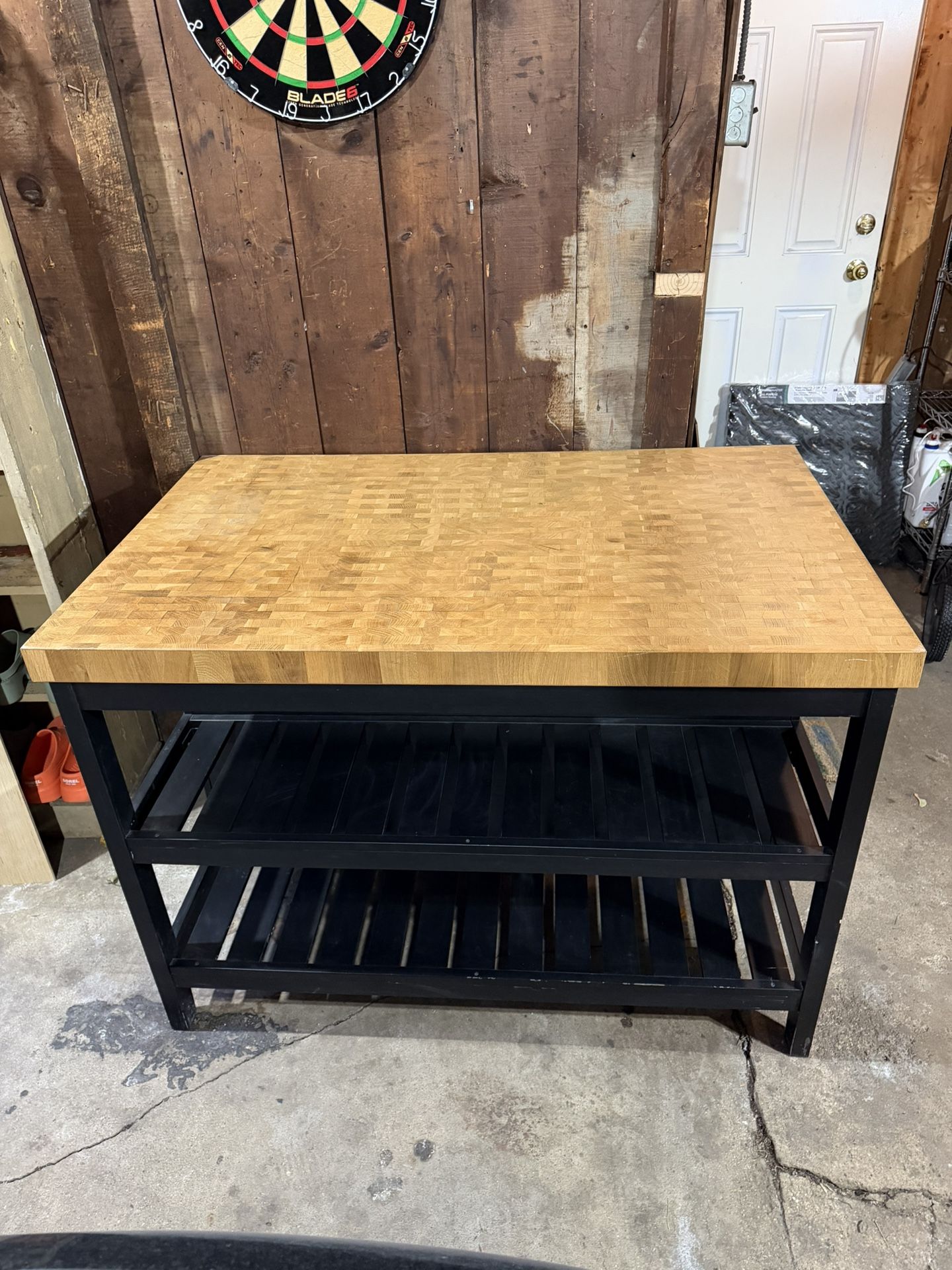 IKEA VALDHOLMA Kitchen Island – Solid Wood Butcher Block