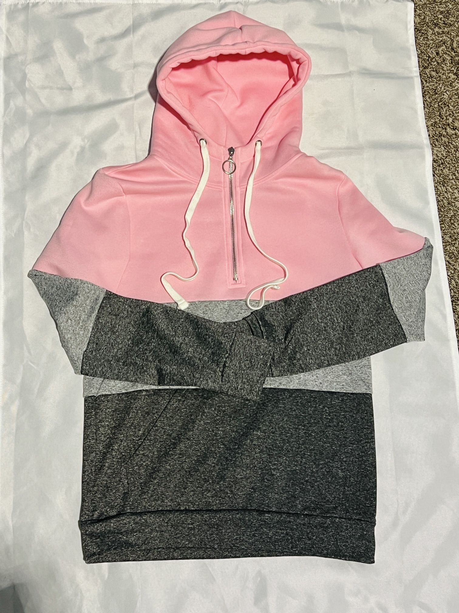 Girls Tunic Sweatshirt Pink Size 12