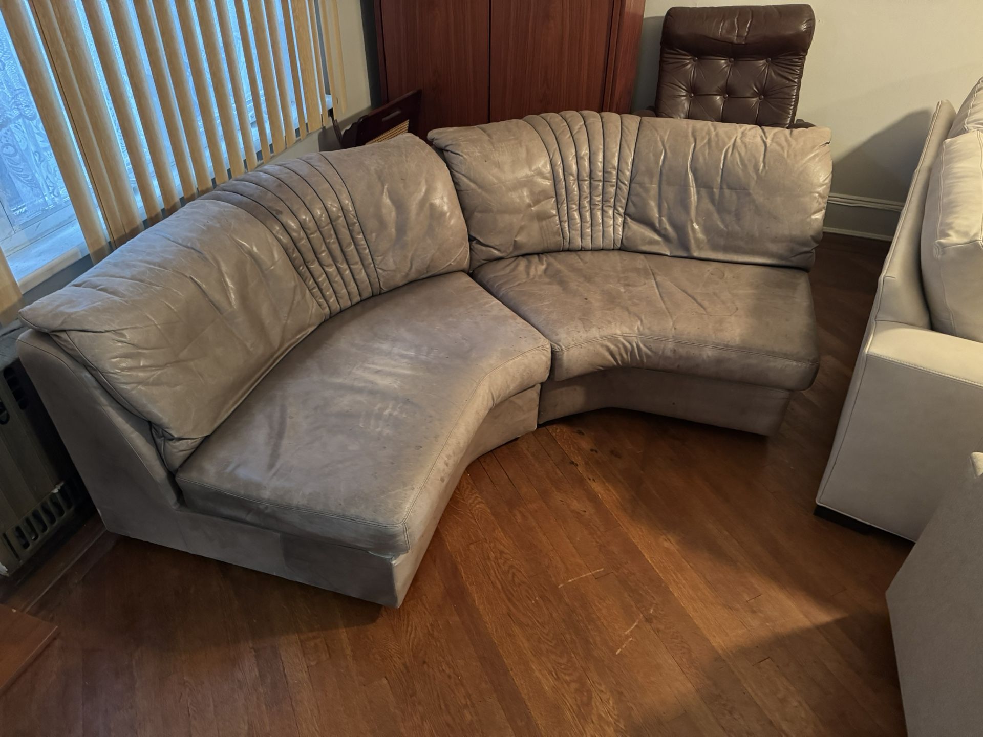 Free Used Leather Couch