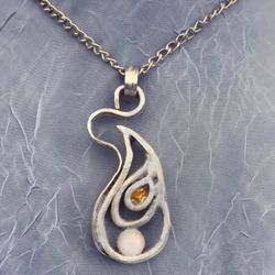 Unique Artisan Crafted Pendant Necklace 