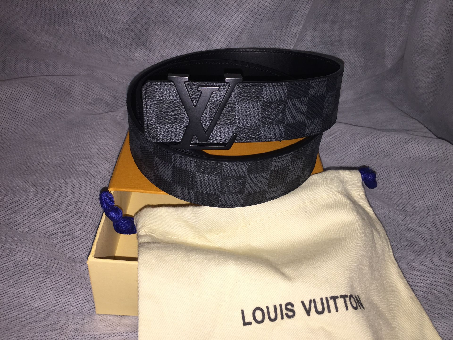 [USED] Louis Vuitton Ebene Belt 90cm