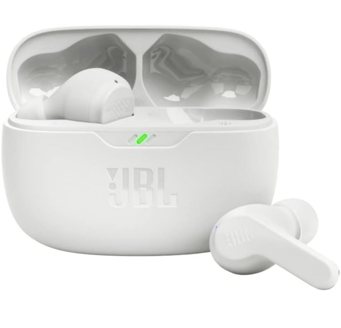JBL Vibe Beam True Wireless Headphones - White, Small