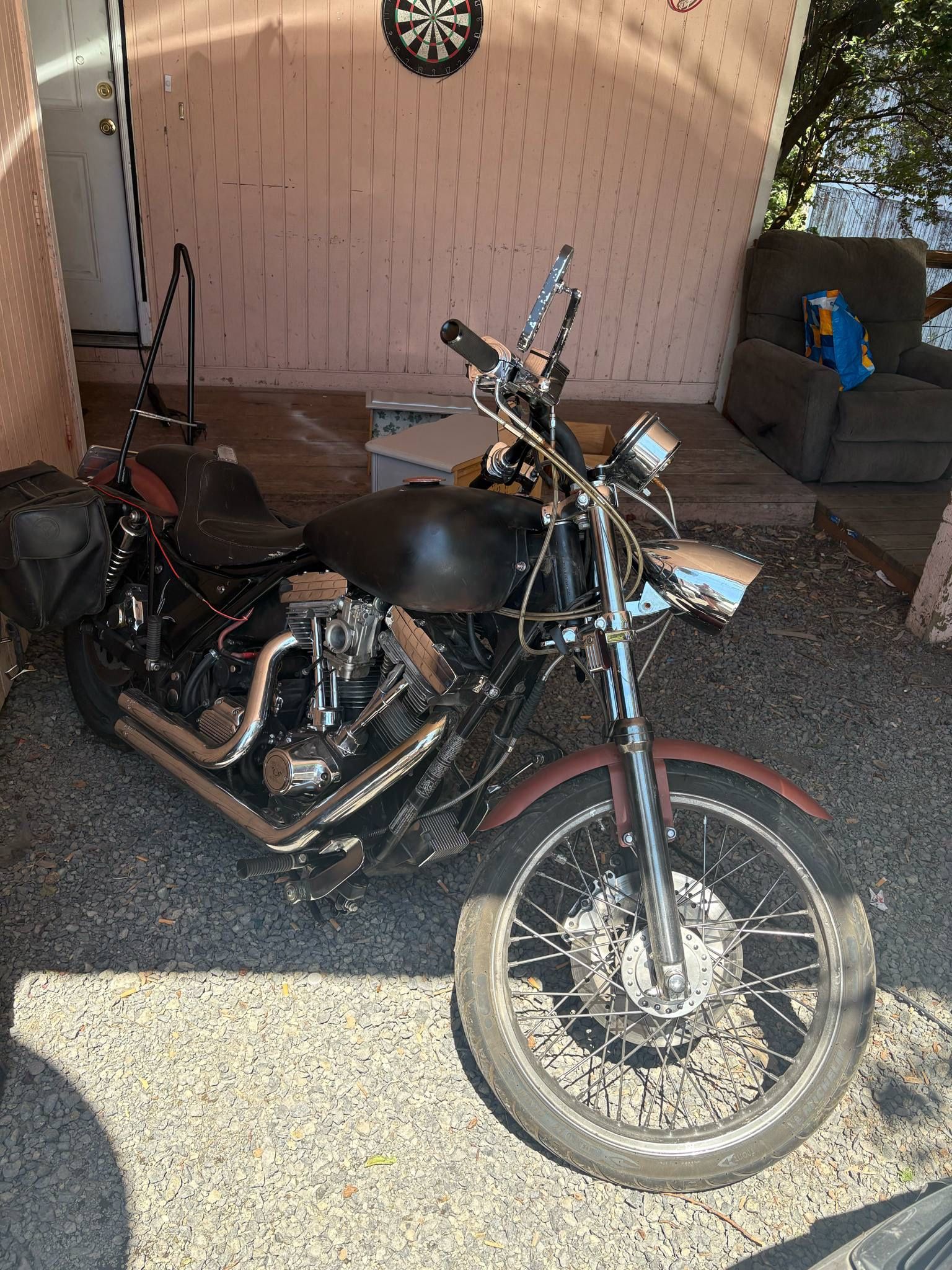 89 Custom Harley