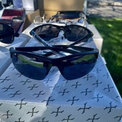 X-Loop POLARIZED Sunglasses Sport Driving Running Baseball Golf Half Frame Men