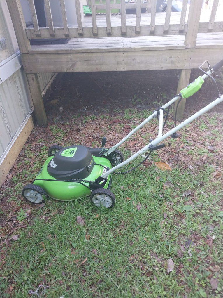 Electric Hedge Trimmers And Lawn Mower