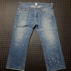 True Religion Jeans Size 38 Inseam Measures 26