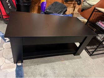 Black coffee table