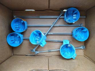 Electrical ceiling box 6 ps all for $30