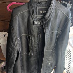 Guess Leather Jacket OBO