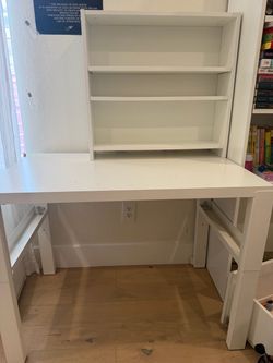 Desk with hutch