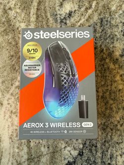 *BRAND NEW* SteelSeries Aerox 3 (Gen 2) Wireless Gaming Mouse | 2.4ghz & Bluetooth | PC & Mac