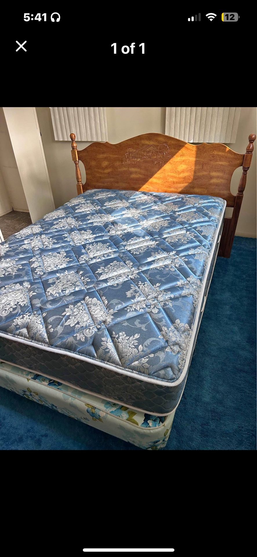 Full Size Sealy Posturepedic Mattress & Box Spring – Like New, Never Slept On