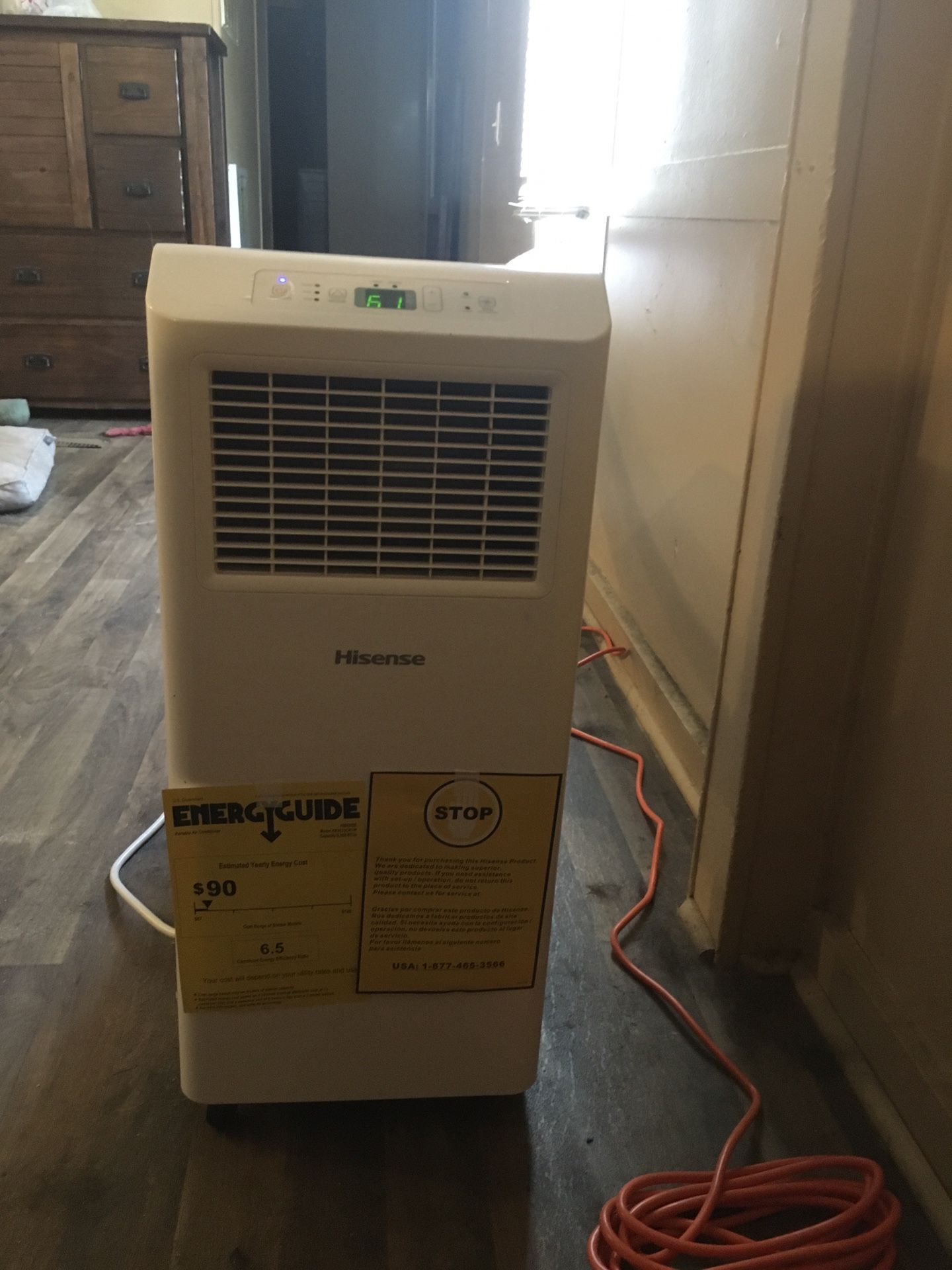 250sqft 6000 BTU Portable AC